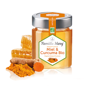 Мед и куркума био - Miel & Curcuma Bio, 170 g