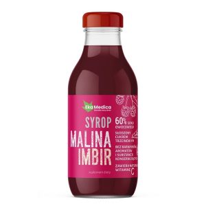 Малина + Джинджифил + Ацерола – За храносмилане и имунитет, сироп 300 ml