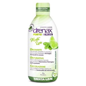 Диуретична детокс формула - Дренакс - Drenax® с бяла бреза, касис и сладка детелина, 750 ml, с вкус на мента и лайм