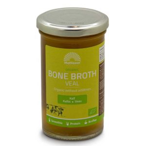 Телешки костен бульон, БИО - С подправки, зеленчуци и морска сол, 240 ml, 12 дози