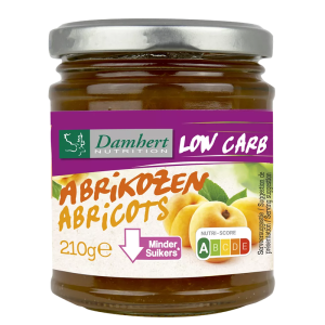 Конфитюр от кайсии (с ниско съдържание на въглехидрати и захари), 210 g