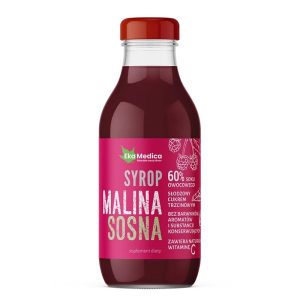 Малина + Борови връхчета + Ацерола – За имунитет и дихателен комфорт, сироп 300 ml