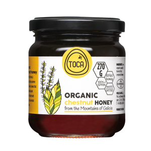 Organic Chestnut Honey - Био мед от цвят на кестен, 270 g