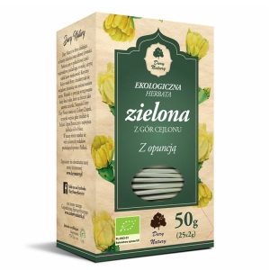Зелен чай с бодлива круша Био, 25 филтърни пакетчета