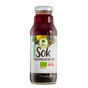 Био сок - витаминен коктейл - Червено цвекло, дюля, коприва, магданоз, джинджифил, пчелен мед, 270 ml
