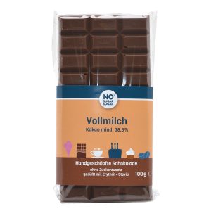 Пълномаслен шоколад (без захар), 100 g
