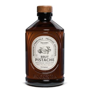 Сироп с шамфъстък – Френски сироп за кафе, лате и десерти, Bacanha Brut Pistache, 400 ml