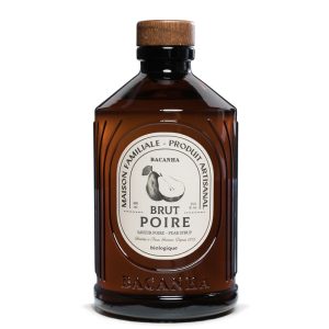 Сироп с круши – Френски сироп за коктейли, лимонади и десерти, Bacanha Brut Poire, 400 ml