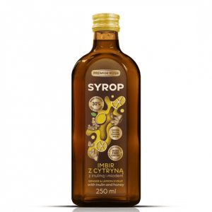 Сироп от джинджифил и лимон с пчелен мед, 250 ml