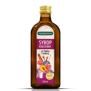 Сироп от малини, сливи и подправки, 250 ml