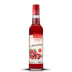 Домашен сироп от червена боровинка, 400 ml