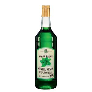 Сироп Зелена Мента – За коктейли и освежаващи напитки, 1000 ml