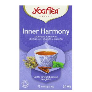 Yogi Tea Inner Harmony – аюрведичен чай с маточина, ройбос и лавандула, БИО, 17 филтърни пакетчета