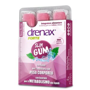 Дъвки за отслабване и контрол на апетита - Дренакс - Drenax® с фукус, гуарана и хром, 9 броя