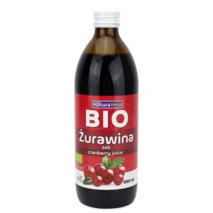 100% БИО сок от червени боровинки, от концентрат, 500 ml
