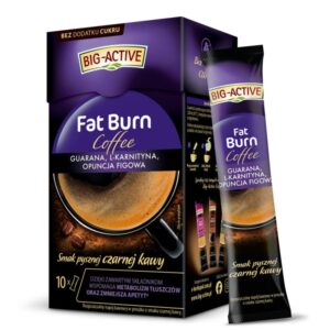 Fat Burn - Разтворимо кафе с гуарана, опунция и L-карнитин, 10 пакетчета х 10 g