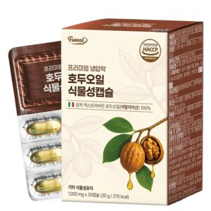 Студено пресовано масло от орехи 1000 mg, 30 капсули
